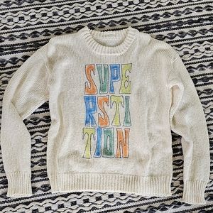 MOTHER The Jumper SUPERSTITION Sweater sz Small